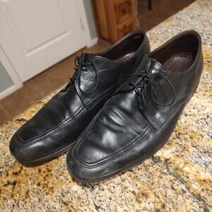 Allen Edmonds Tribeca Dress Shoes Men's Size 12 Black Leather Lace Up